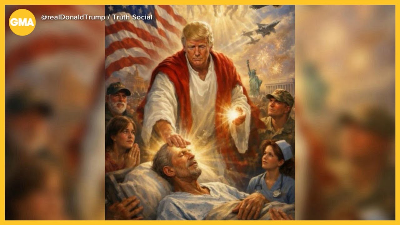Trump deletes post depicting him as Jesus Christ