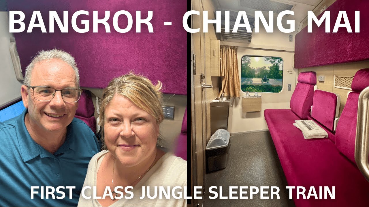 SPECIAL EXPRESS No 9 - BANGKOK TO CHIANG MAI FIRST CLASS JUNGLE SLEEPER TRAIN