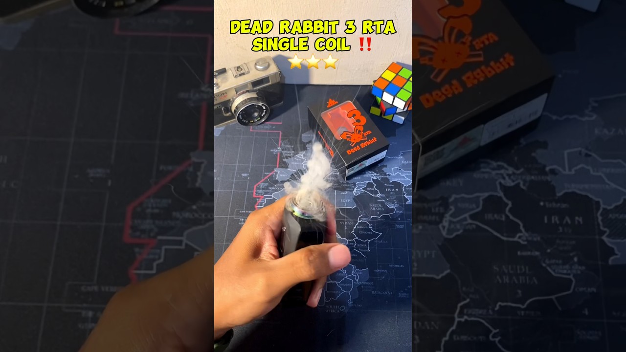 Dead Rabbit RTA V3 Single Coil‼️ Versi Start Vapor Channel #shorts #deadrabbit #rta #tips #tricks