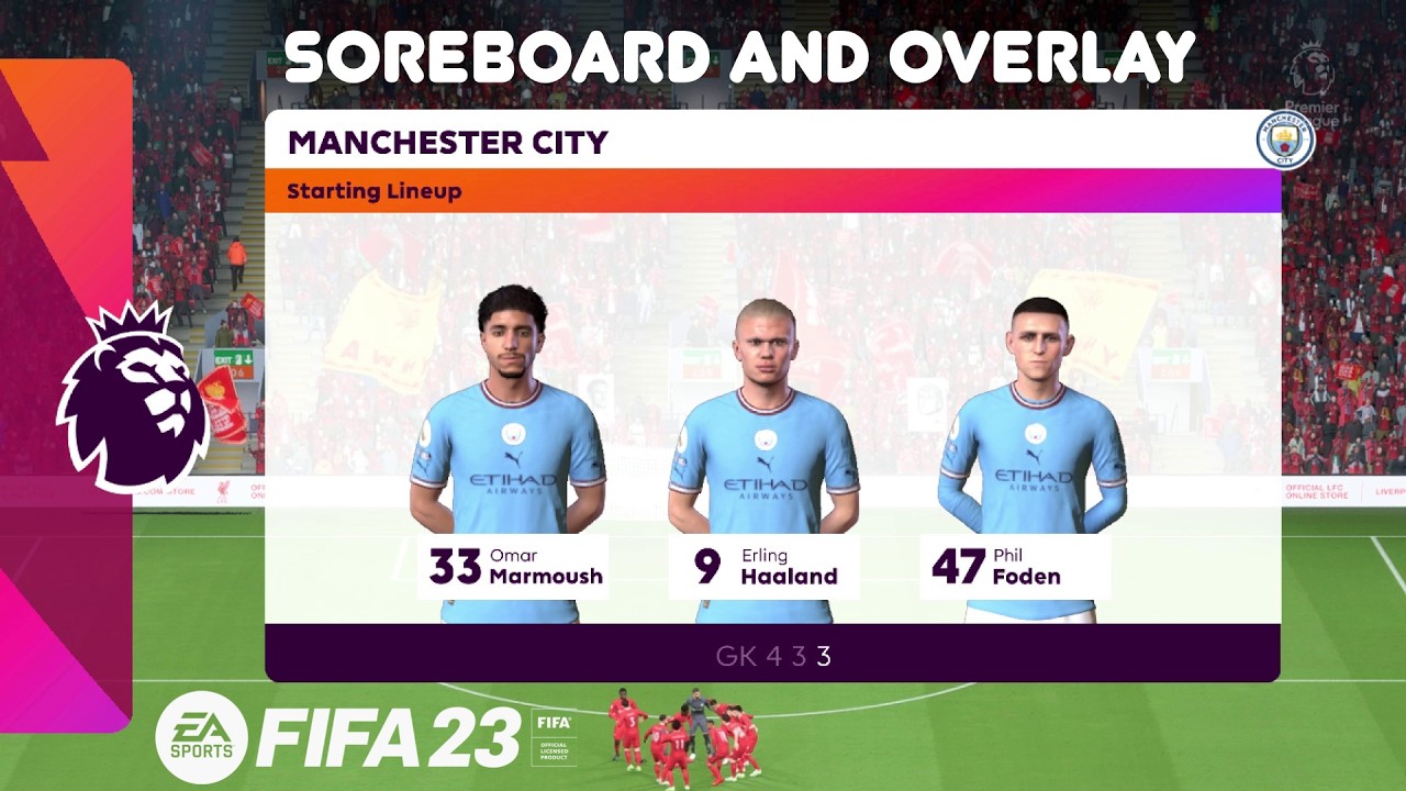 FIFA 23 | English Premier League Scoreboard & Overlay 2026 🔥 Realistic EPL TV Graphics Mod