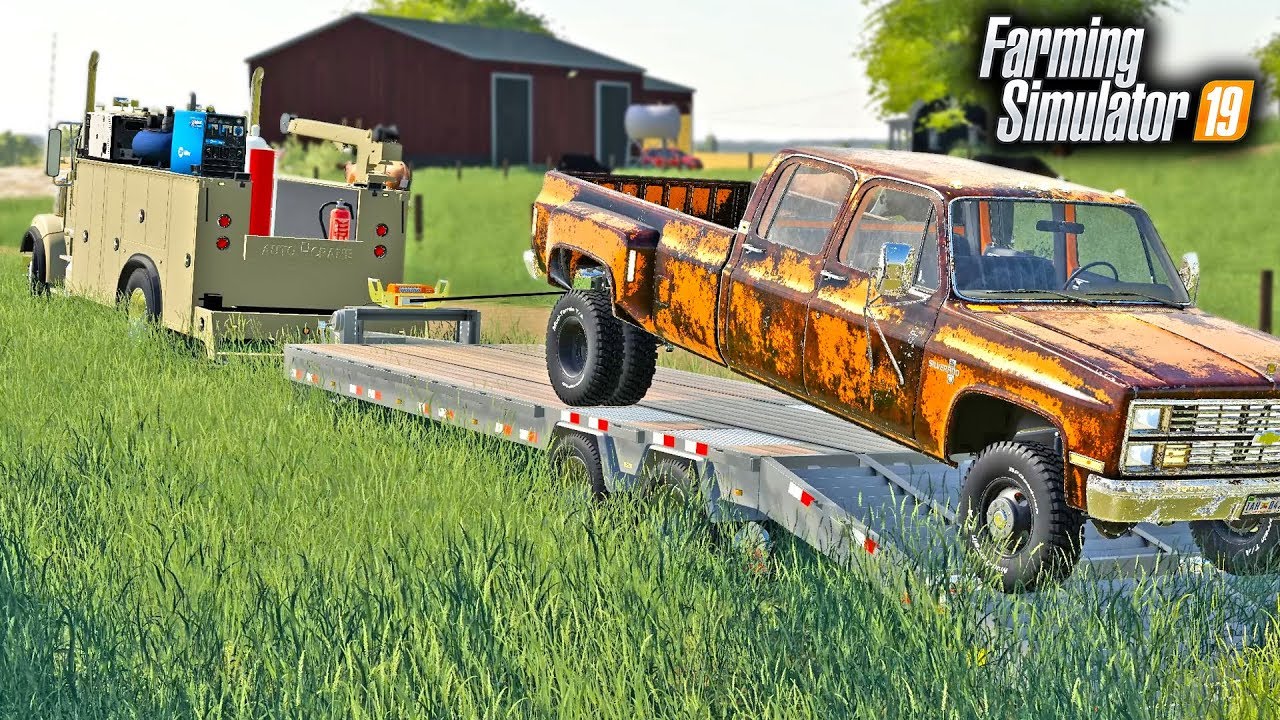 CRAIGSLIST FIND! BUYING A RUSTY CHEVY K30 TRUCK (DOESN'T RUN) | FARMING SIMULATOR 2019