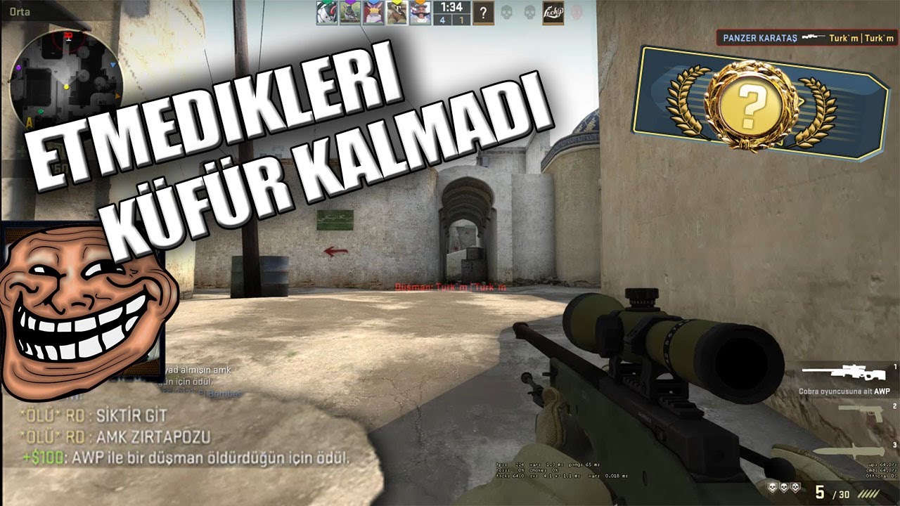KARŞI TAKIMI ÇILDIRTIYORUZ (CS:GO Rekabetçi #19)