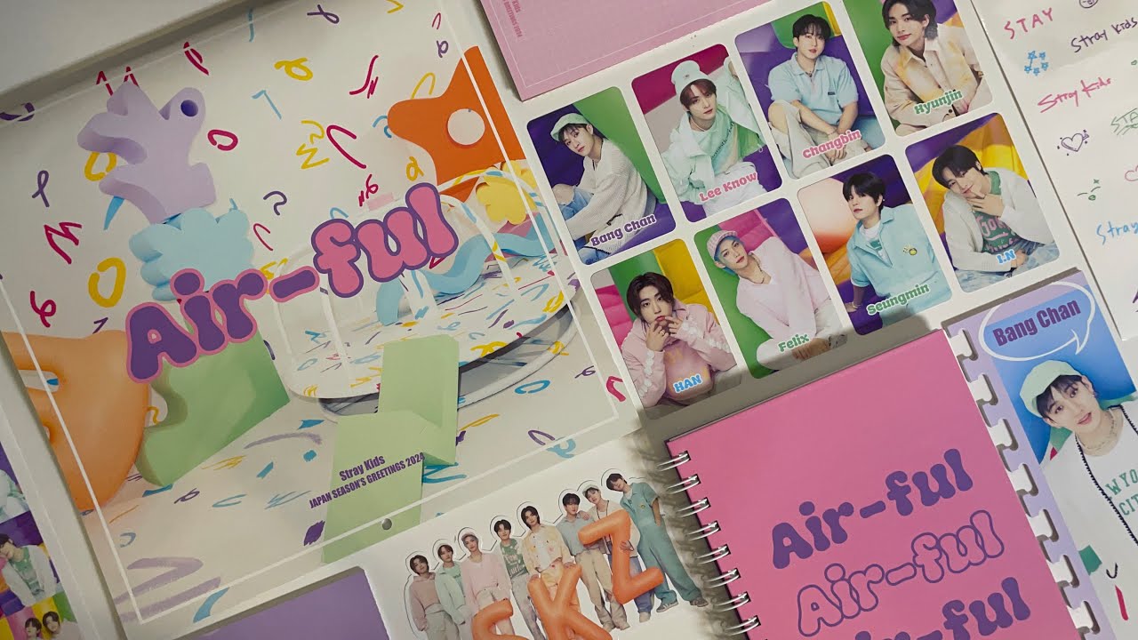 Stray Kids Japan 2024 Season's Greetings 'Air-ful' Unboxing!