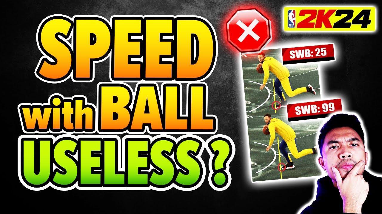 NBA 2K24 Best Build: SPEED with BALL is USELESS ?
