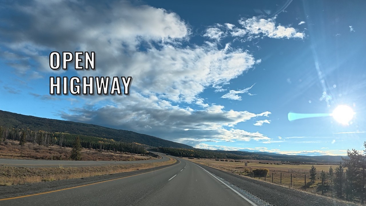 Kamloops to Merritt Drive Through BC&rsquo;s Open Highway | Fall POV in 4K