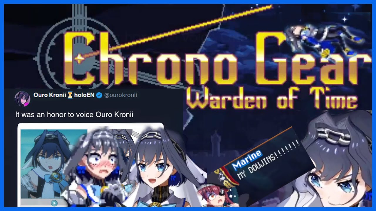 Kronii on starring as Ouro Kronii in a Fan Game - Chrono Gear Warden of Time