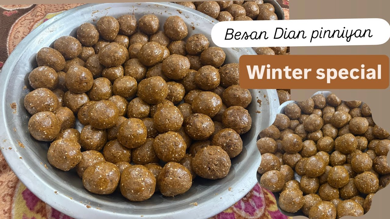 Winters special besan di pinniyan.easy to make at home , Punjab’s special