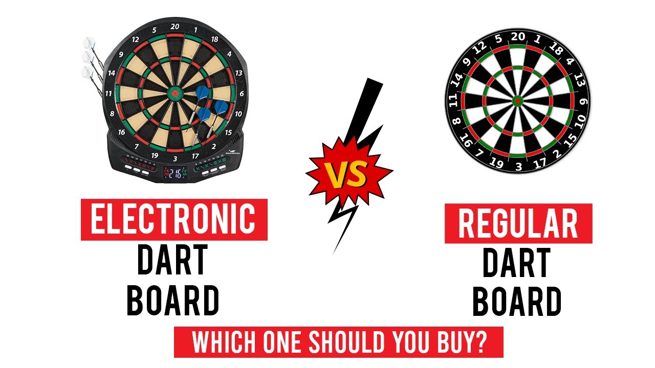 Electronic Dart Board vs Regular Dart Board