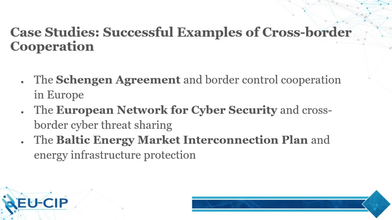 3.2. Challenges and barriers to cross border cooperation