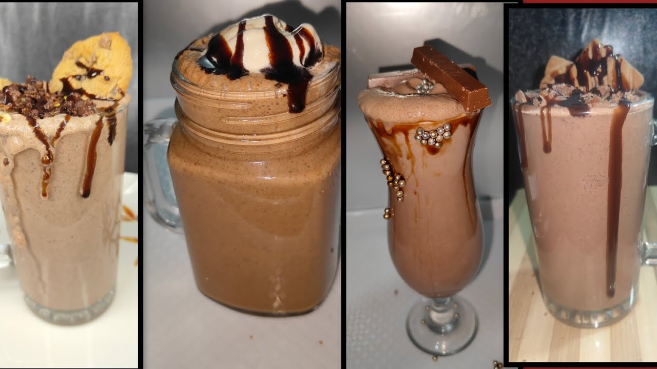 6 unique Chocolate Biskit Icecream shake🥛🥛🍫🍸😋