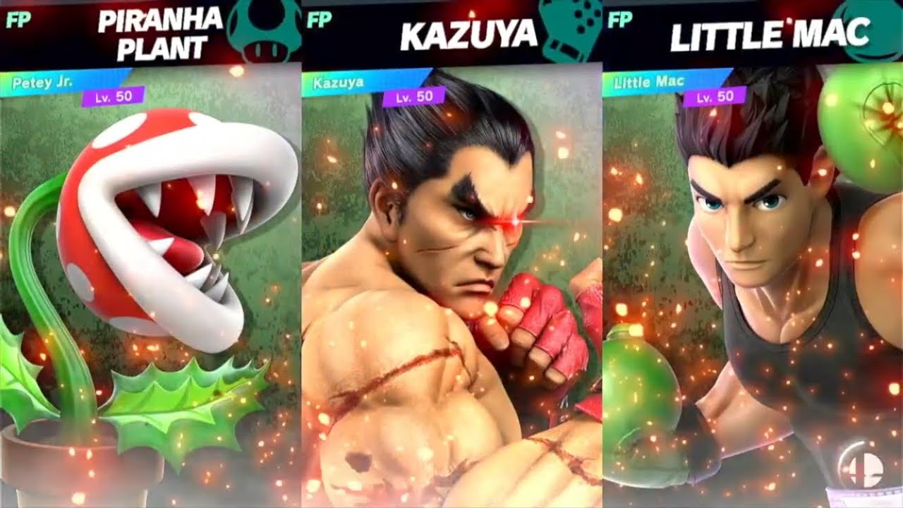 Super Smash Bros Ultimate Amiibo Fights 11pm Finals Petey Jr vs Kazuya vs Little Mac