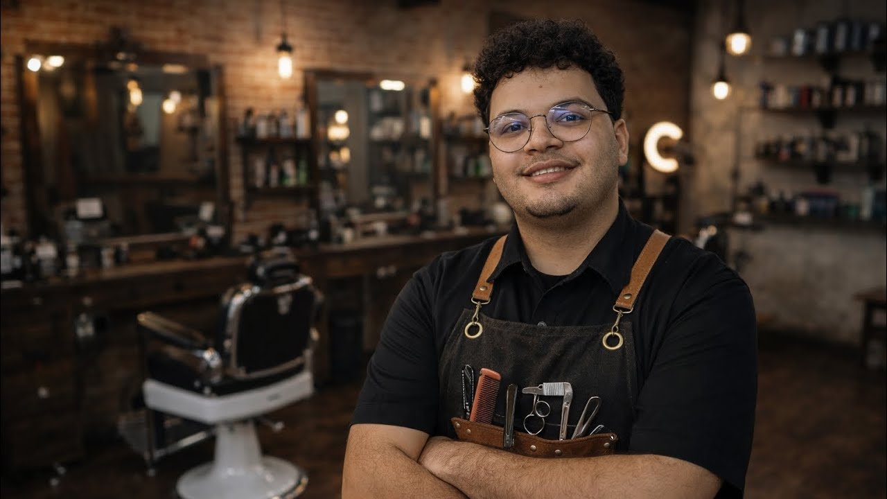 MOSTRANDO MINHA BARBEARIA !