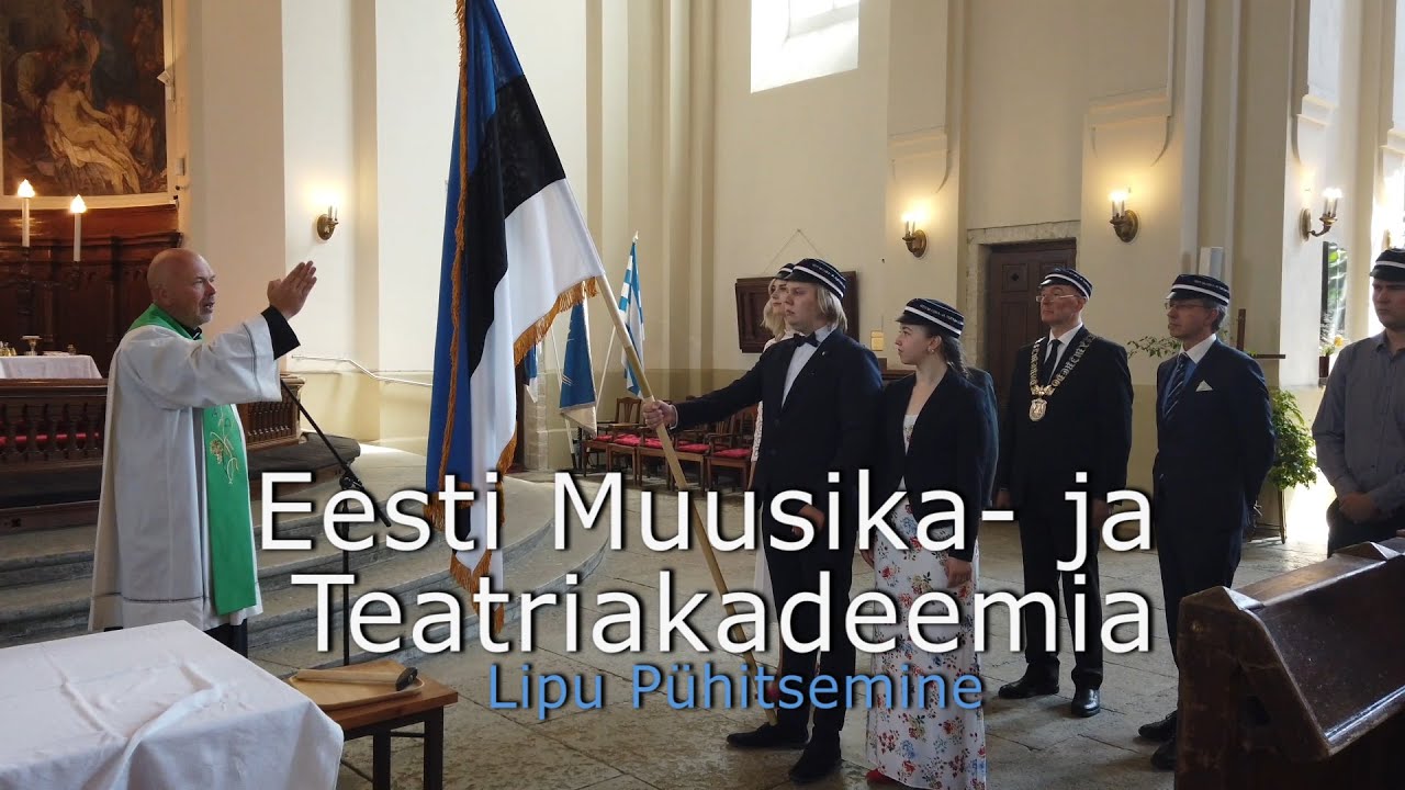 Eesti Muusika- ja Teatriakadeemia (EMTA) Lipu pühitsemine Kaarli Kirikus