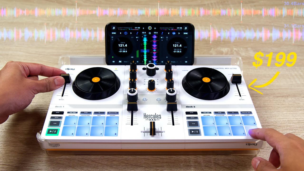 Профессиональный диджей делает безумные миксы за 199 долларов США на DJControl Mix Ultra!