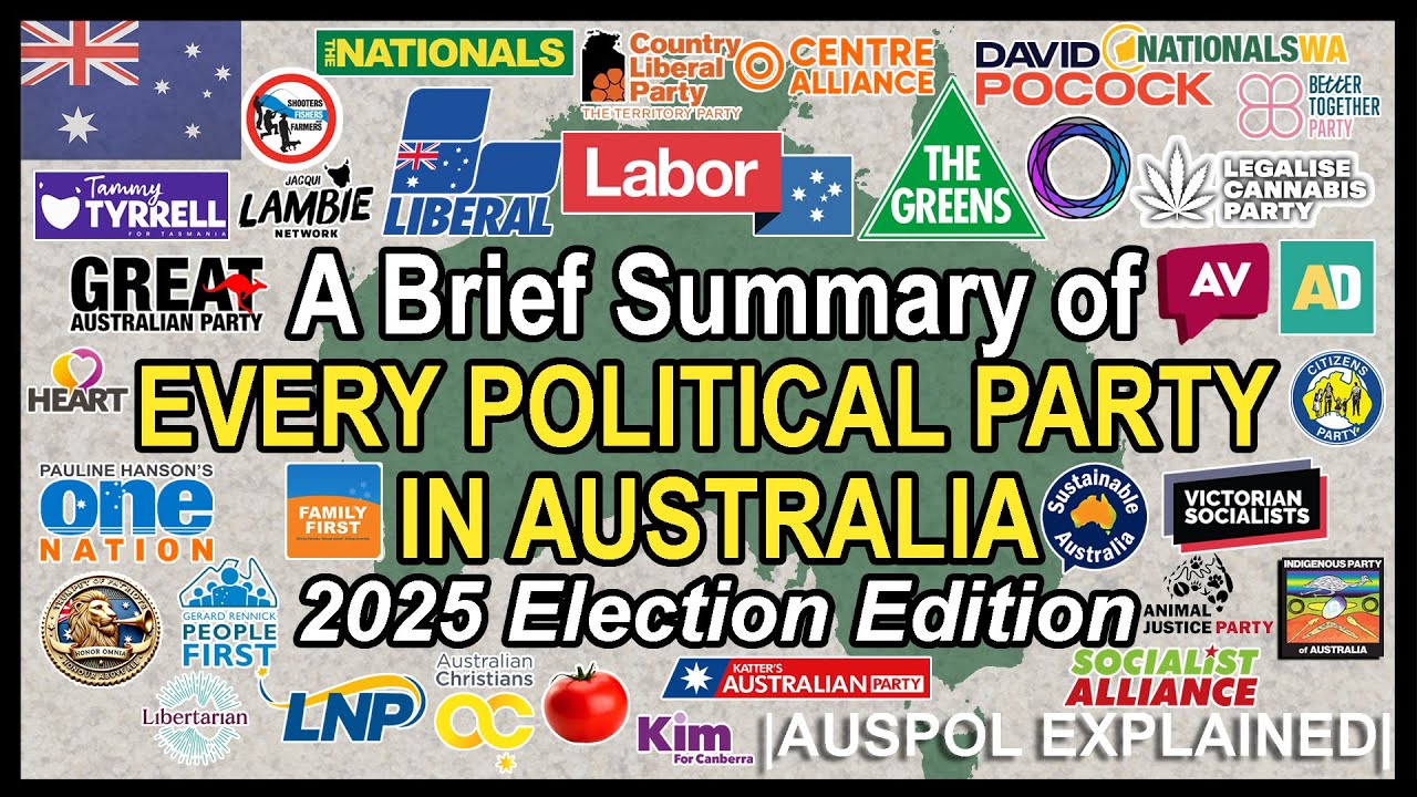A Brief Summary of EVERY Political Party in Australia - 2025 Election Edition | AUSPOL EXPLAINED