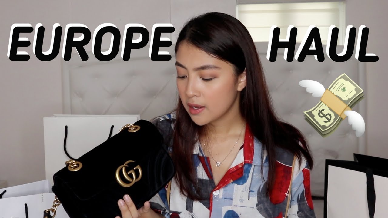EUROPE SHOPPING HAUL | Rei Germar
