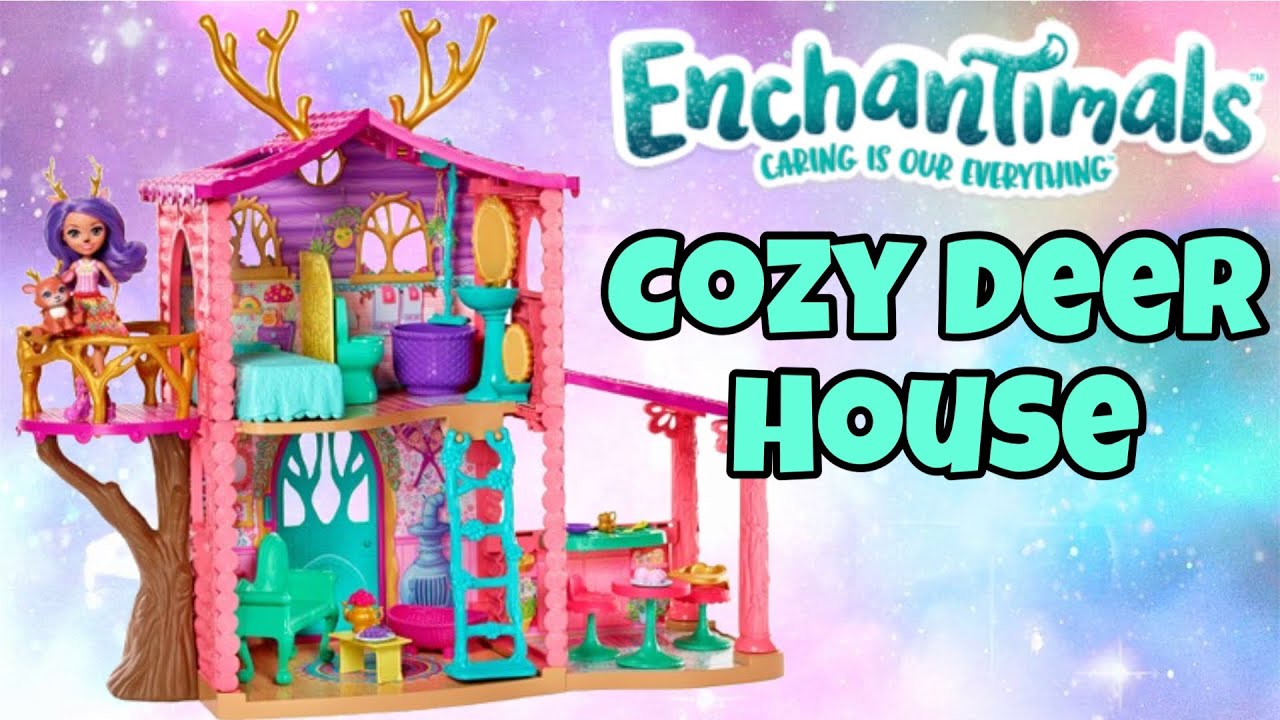 Enchantimals Cozy Deer House Playset With Danessa Deer Doll