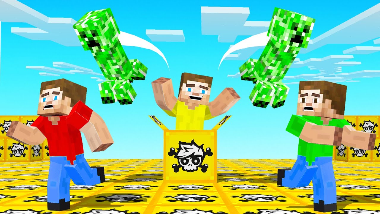 Minecraft BUT The Entire World Is CRAINER LUCKY BLOCKS!
