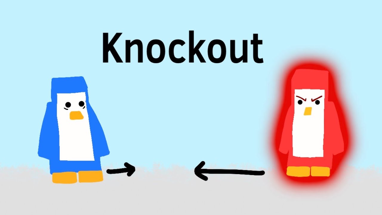 I play Roblox knockout￼