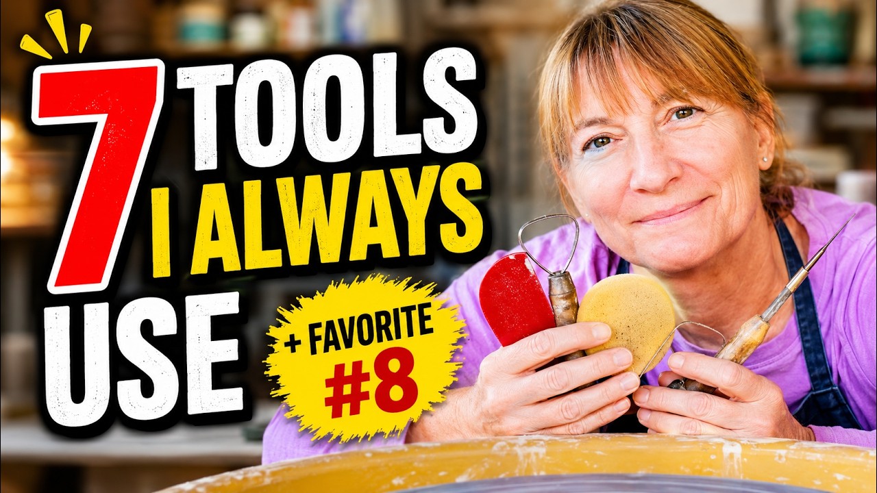 7 Pottery Tools I Use - BONUS - My Secret Favorite Number 8