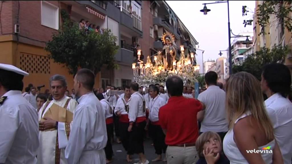 PROCESIÓN VIRGEN DEL CARMEN de Torre del Mar 1ª Parte  26 07 12