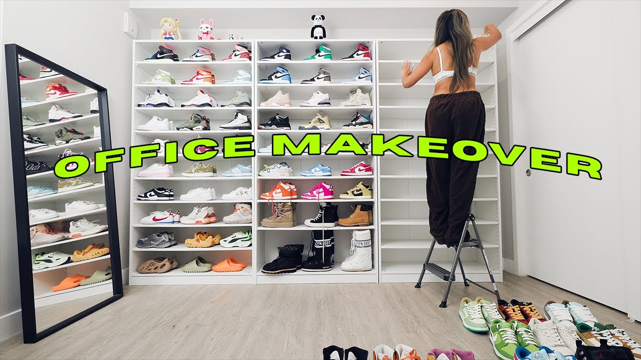 Dream Home Office + Sneaker room Makeover 2024!