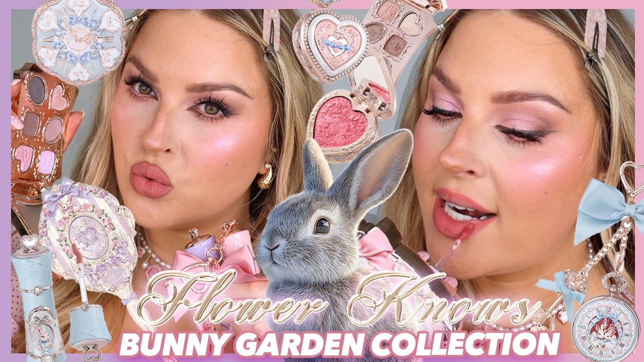 FLOWER KNOWS BUNNY GARDEN COLLECTION 🎀🐇 let's try everything out!