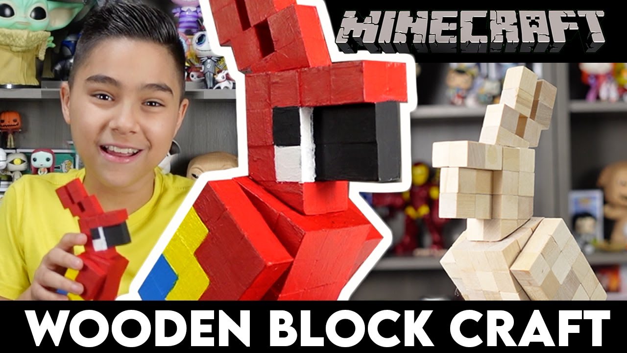 Minecraft Craft DIY | Wooden Block Craft