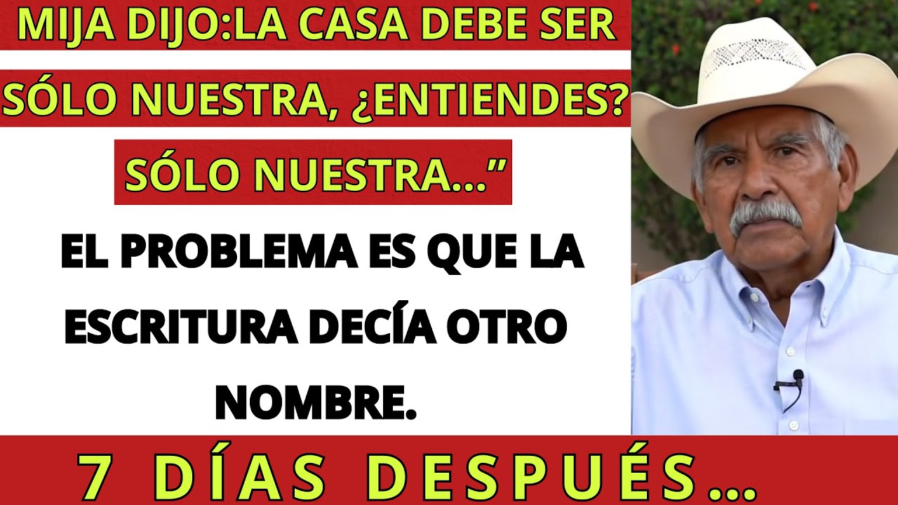 UNA SEMANA DESPUÉS DE ECHARME DE CASA… LA VENDÍ SIN DECIR NADA…