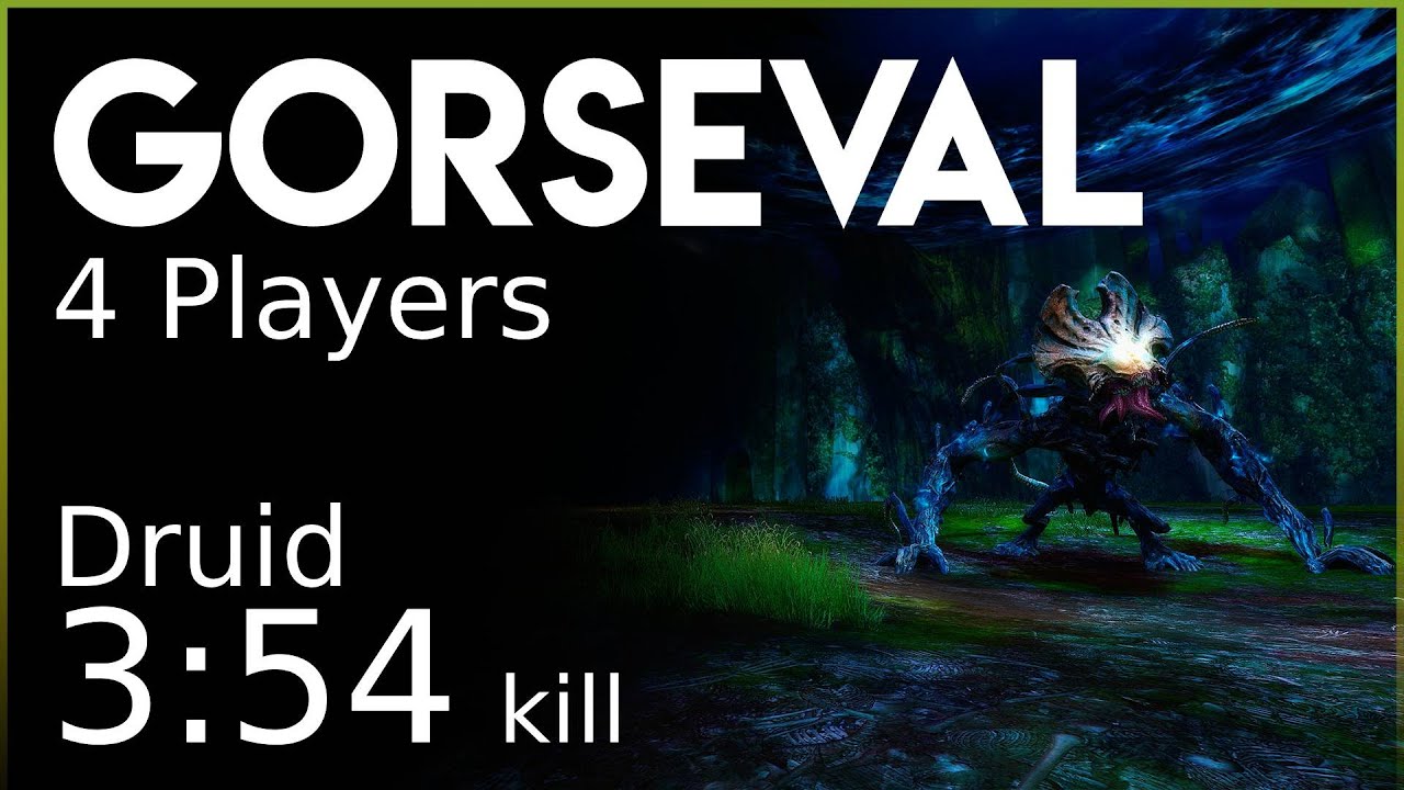 [SC] Gorseval 4man Druid - 3:54
