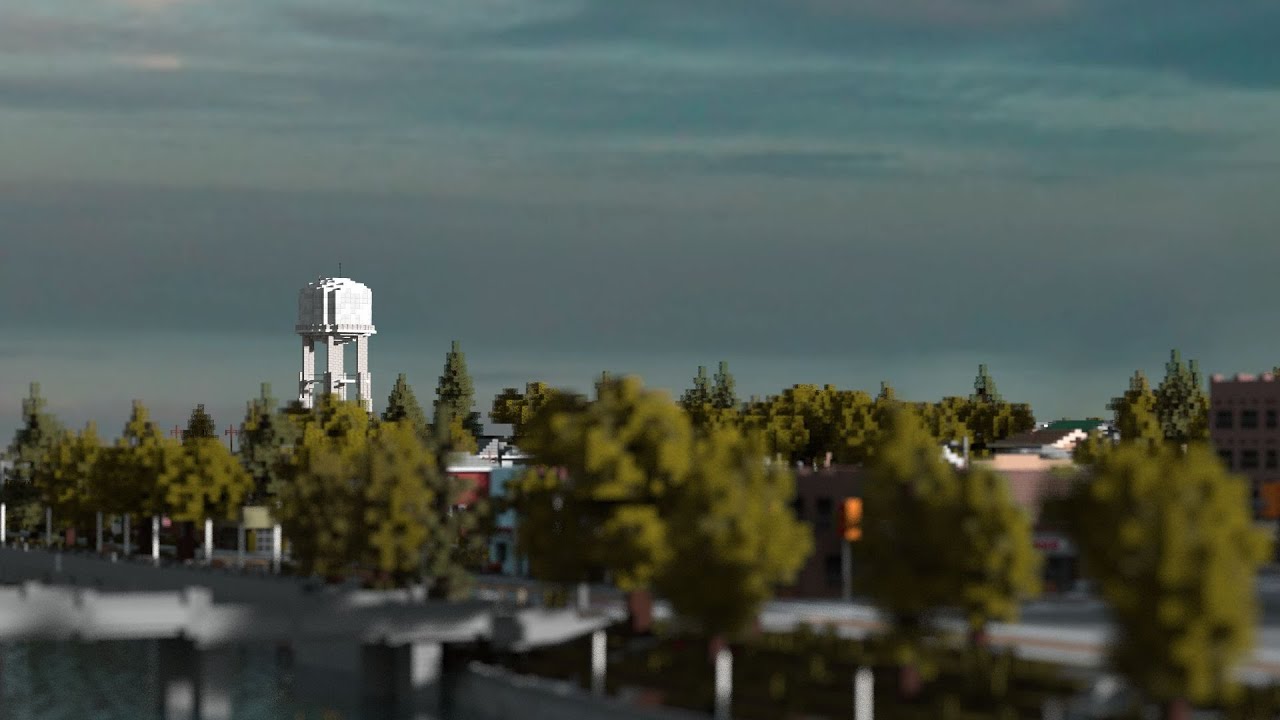 Minecraft City Build Idea #7: Water Tower