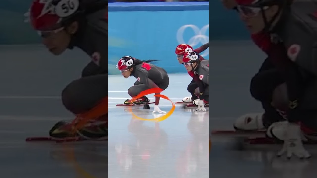 You had a bad day - Unlucky Speed Skater Taken Out  | 2022 Winter Olympics | #shorts