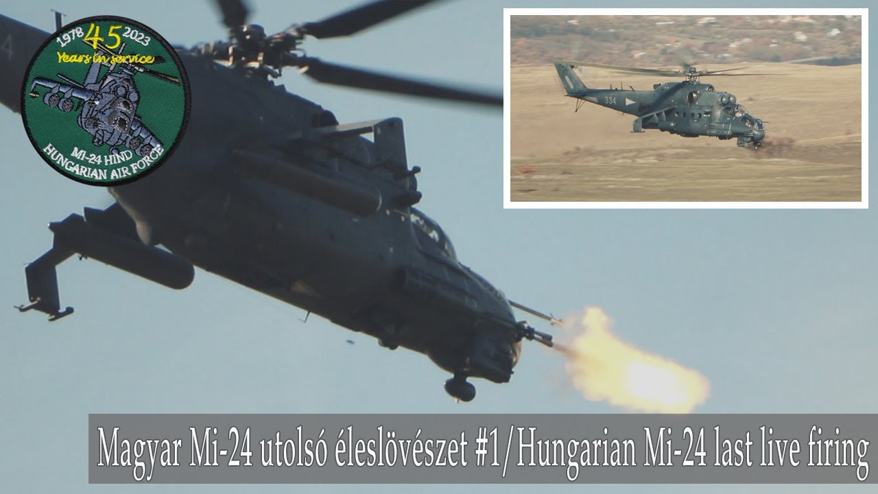 Magyar Mi-24 utolsó éleslövészet #1/Hungarian Mi-24 last live firing  #helicopter #military