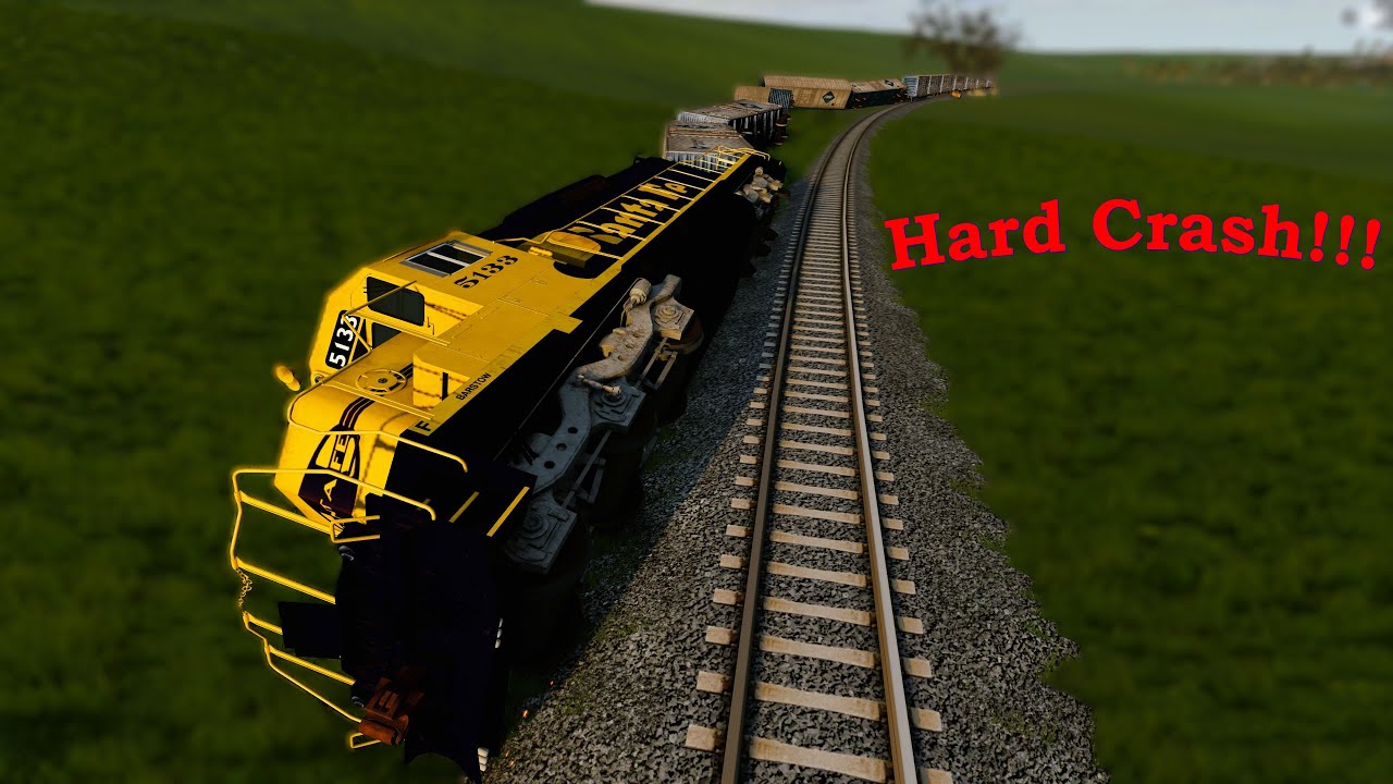 Extreme Train Crashes #3 (Missile version) |@beamng