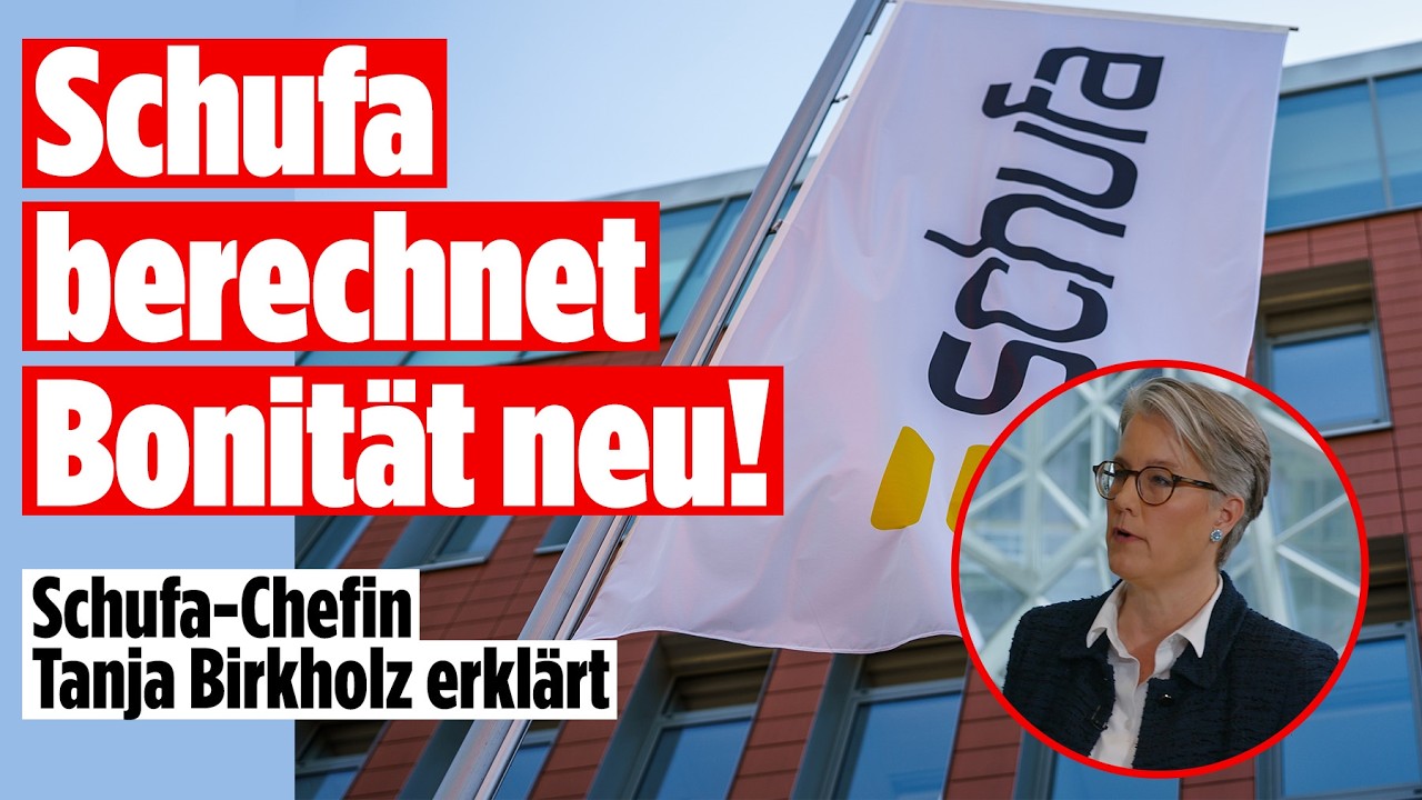 Neuer Schufa-Score: Bewertung der Bonität wird transparenter! DAS muss man beachten! | BILD TALK