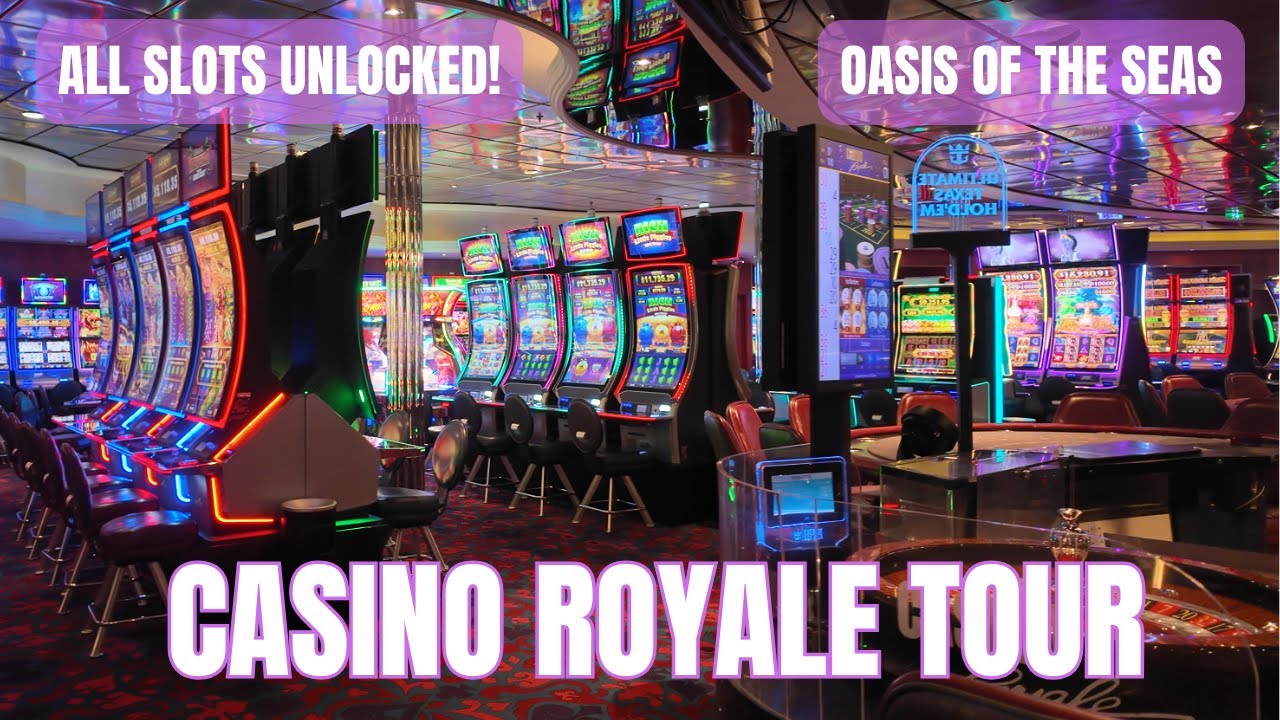 Oasis of the Seas Casino Royale Tour | Slots & Tables