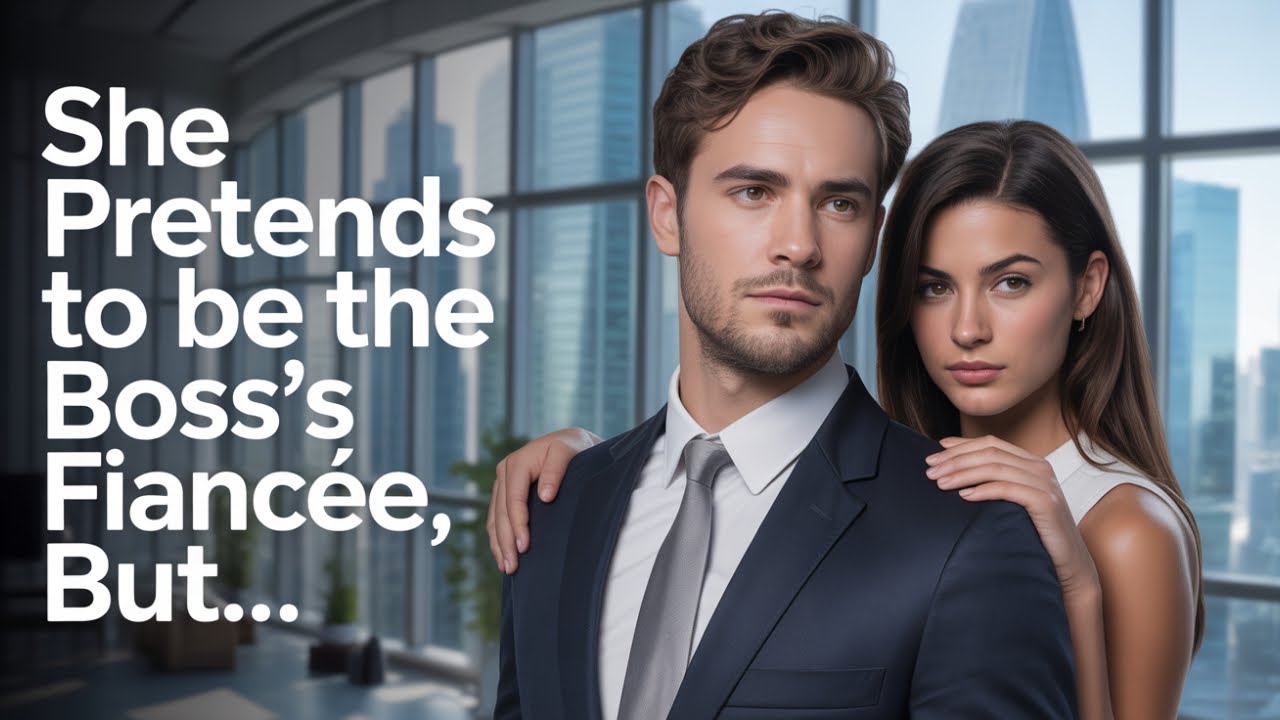 She pretends to be the millionaire's bride, but she had no idea he was right behind her...