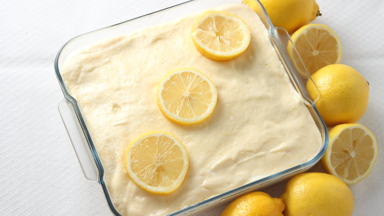 Tiramisú de limón