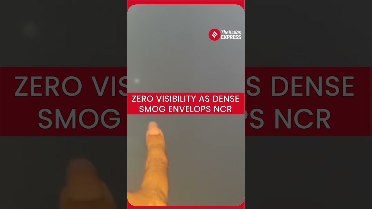 Delhi Pollution: Zero Visibility As Pollution Worsens In NCR