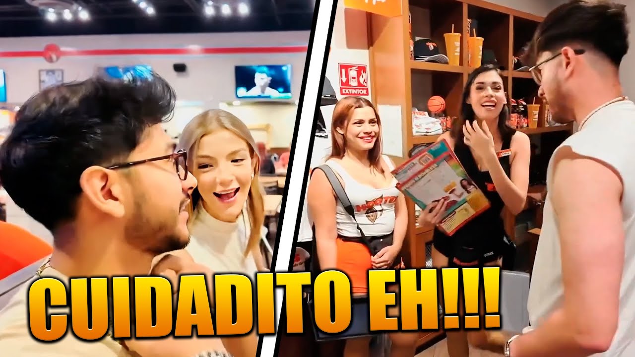Alexa modo CELOSITA con ZEIN y Chales NO PIERDE el TIEMPO en el HOOTERS 🔥