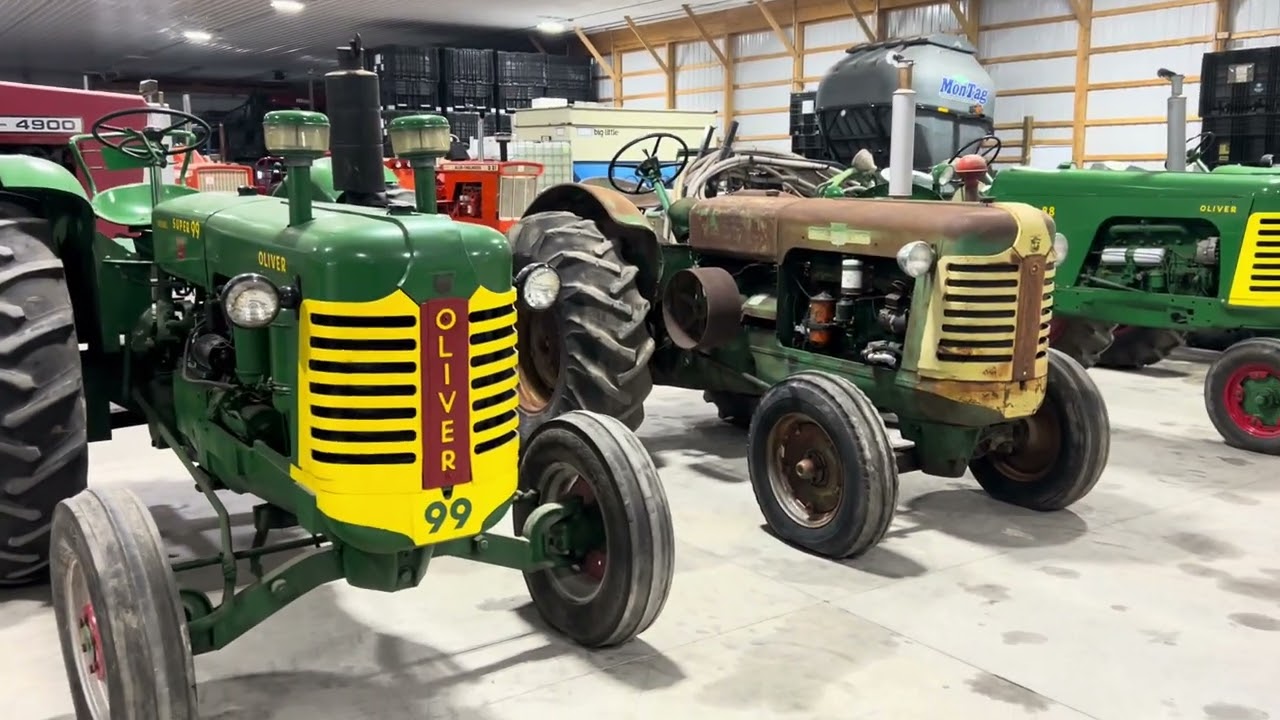 Beautiful Oliver Tractors, Alan Thompson Collection Ohio Part 3