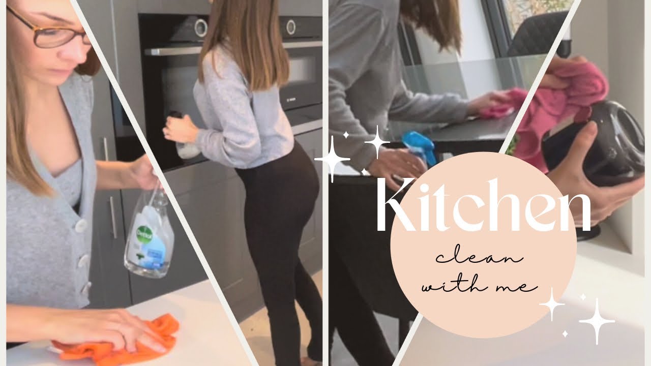 SPRING CLEAN WITH ME | KITCHEN CLEAN WITH ME | CLEANING MOTIVATION | APRIL 2022