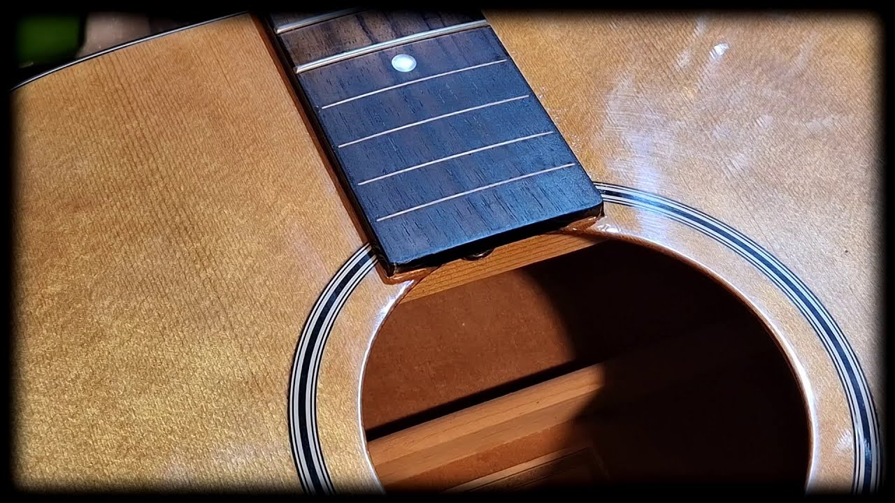 Parcijalna zamjena pragova na akustičnoj gitari. (Partial re-fretting an acoustic guitar)