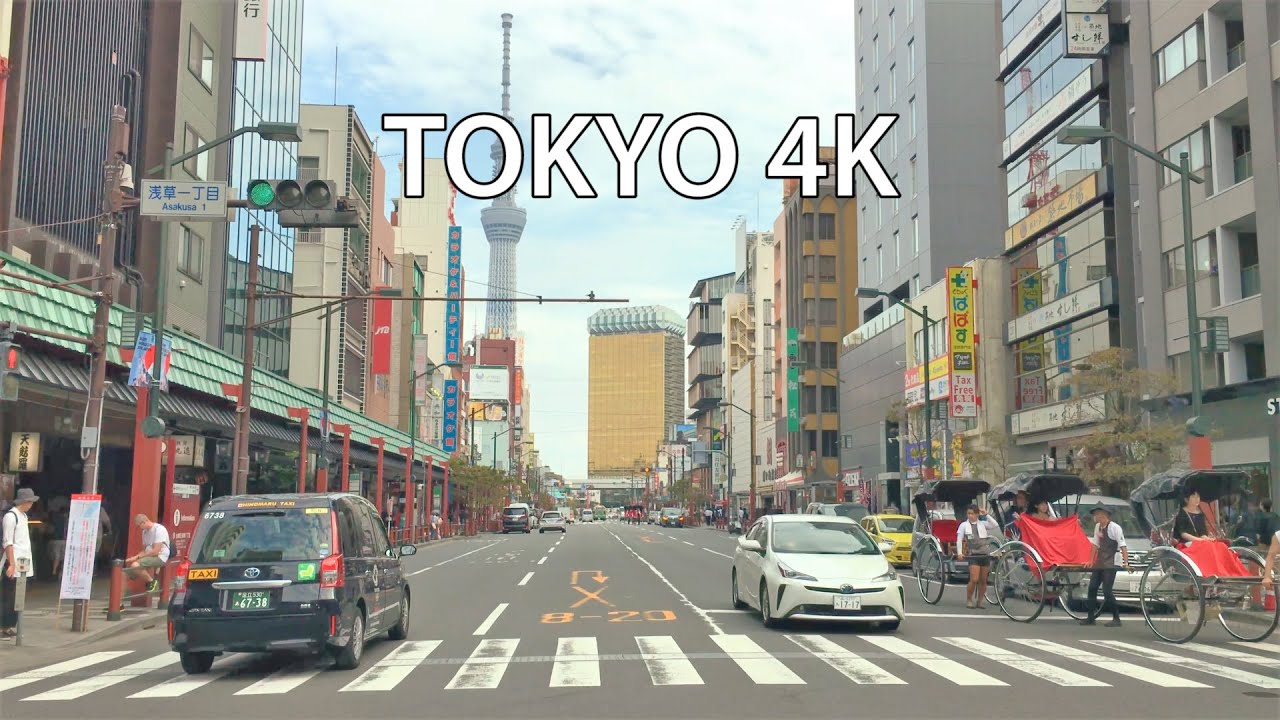 Tokyo 4K - Classic Tokyo Neighborhood - Japan