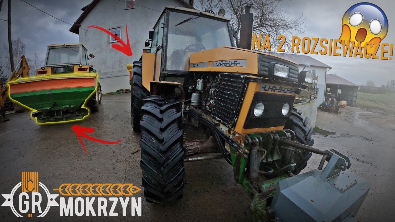 Nawozy 2020 ✔ Siejemy na DWA rozsiewacze [ Praca w GR Mokrzyn #1 ] GoPro Hero 8