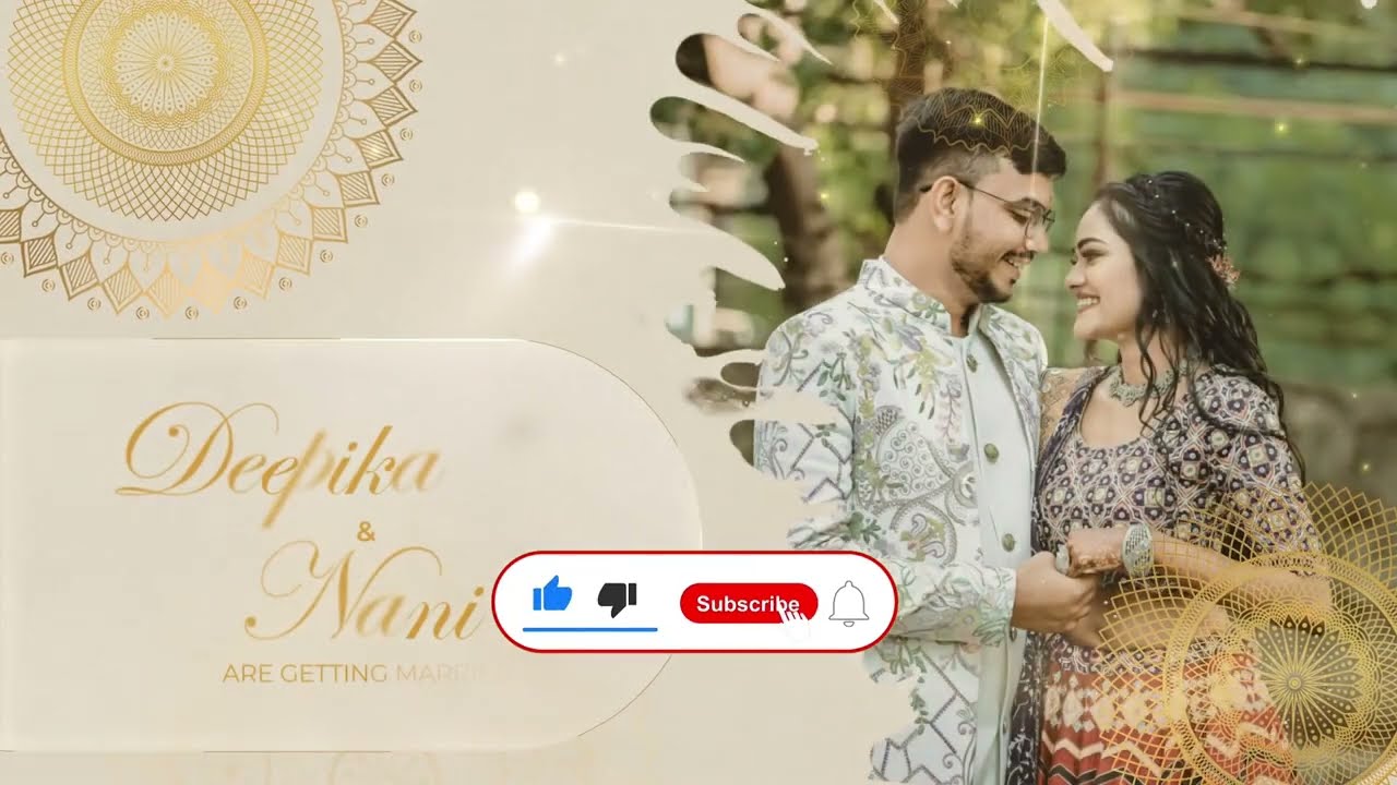 Latest Wedding Invitation video | DDC 125 | After Effects Wedding Invitation video |DreamDayCaptures