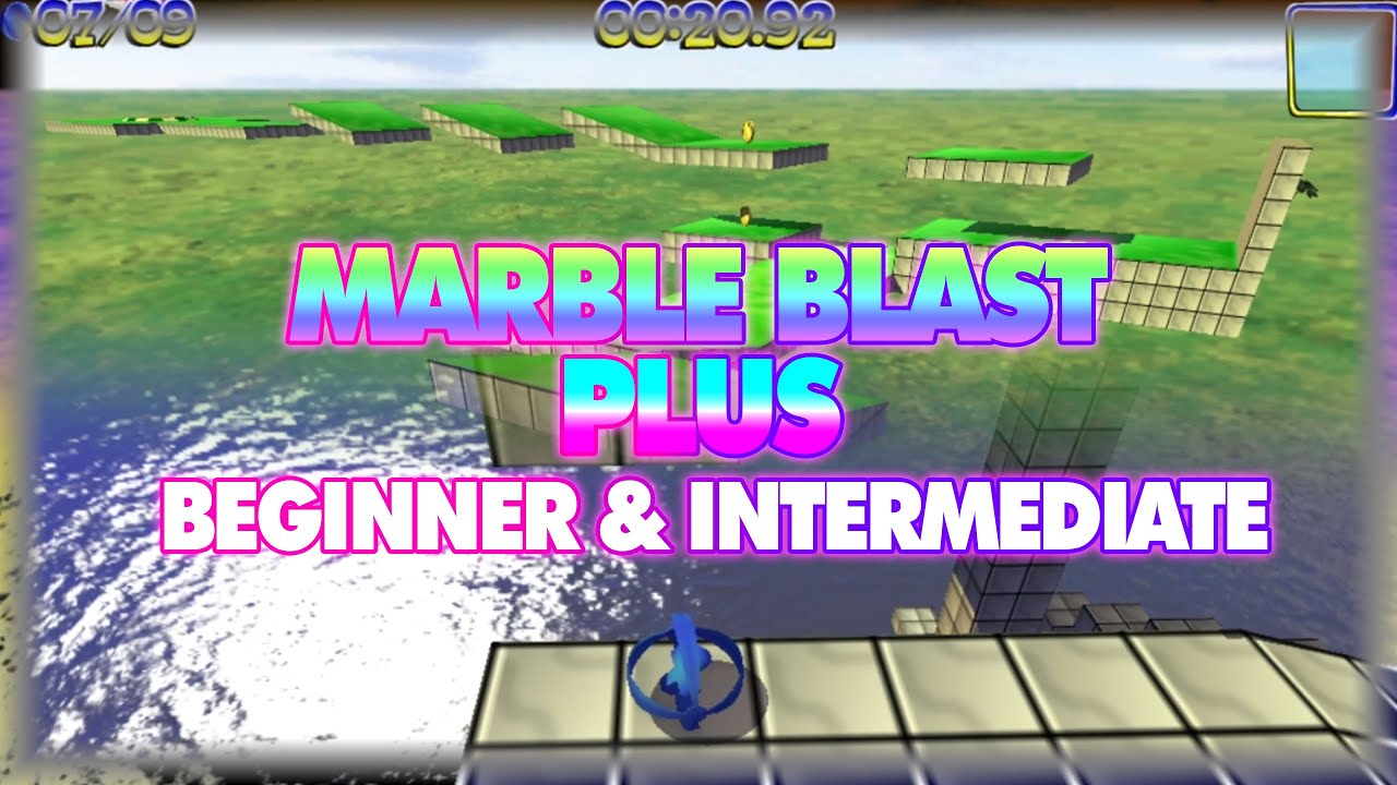 Marble Blast Plus - Beginner and Intermediate Levels Playthrough