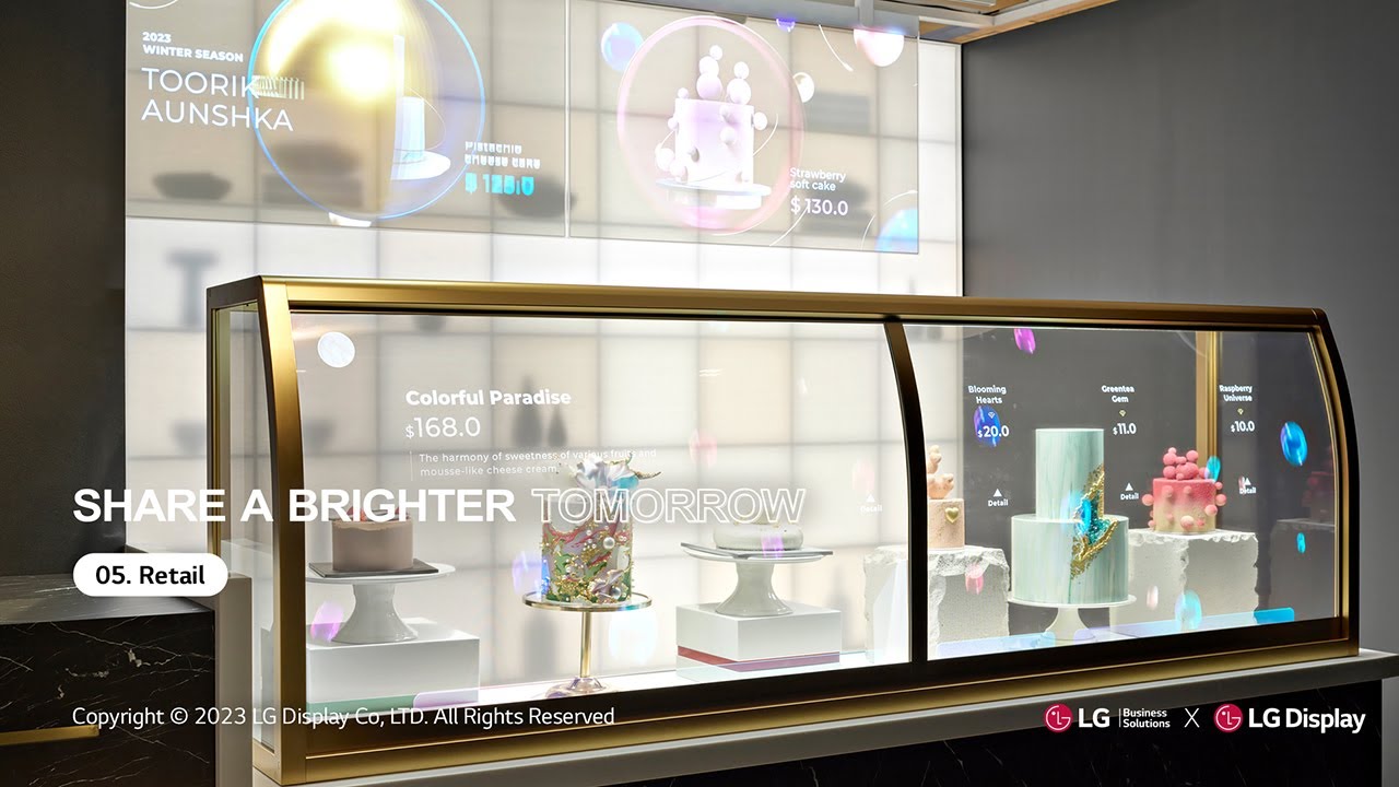 [Transparent OLED] Share a Brighter Tomorrow - Vol 5. Retail
