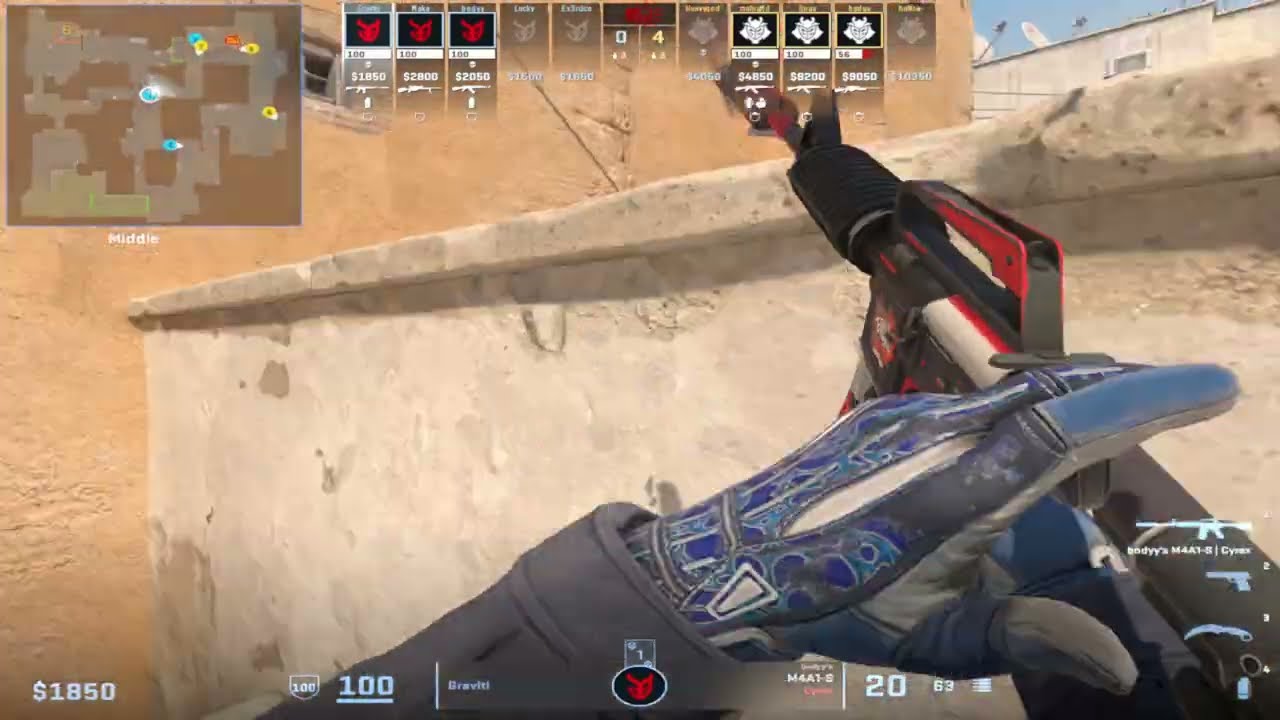 3DMAX Graviti (19/12) vs G2 (Dust2) @ IEM Dallas 2025 | CS2 POV