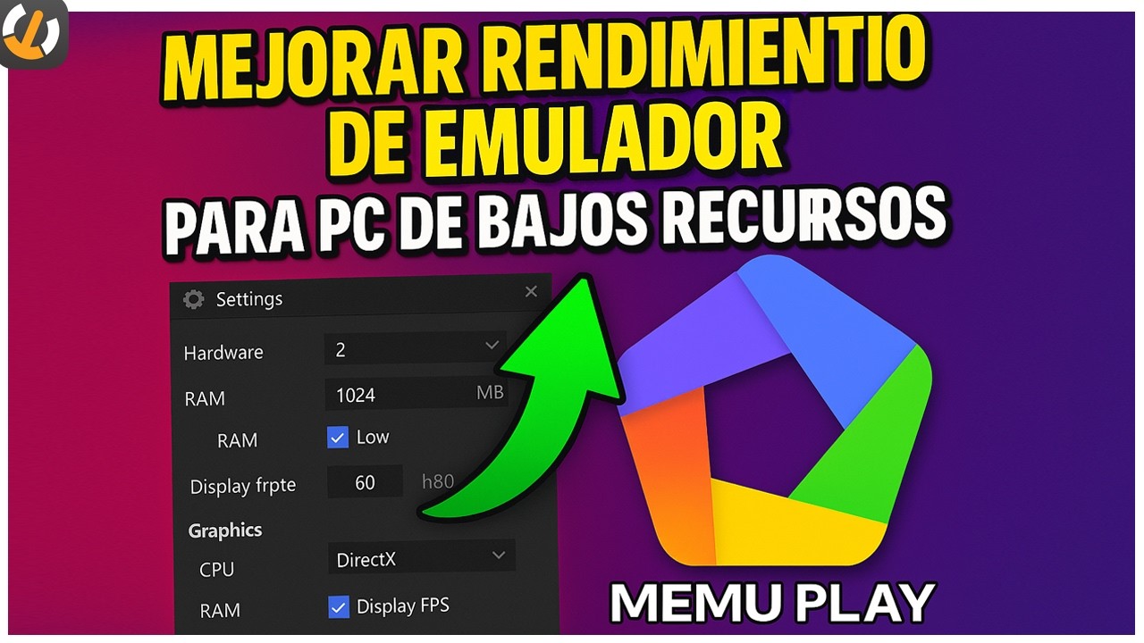✅ Mejora el Rendimiento de MEmu Play en PC de Bajos Recursos